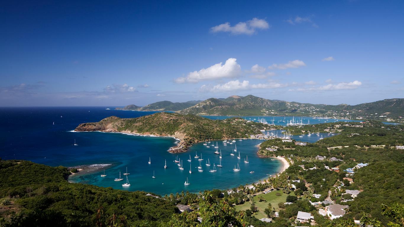 Voos para Antígua e Barbuda