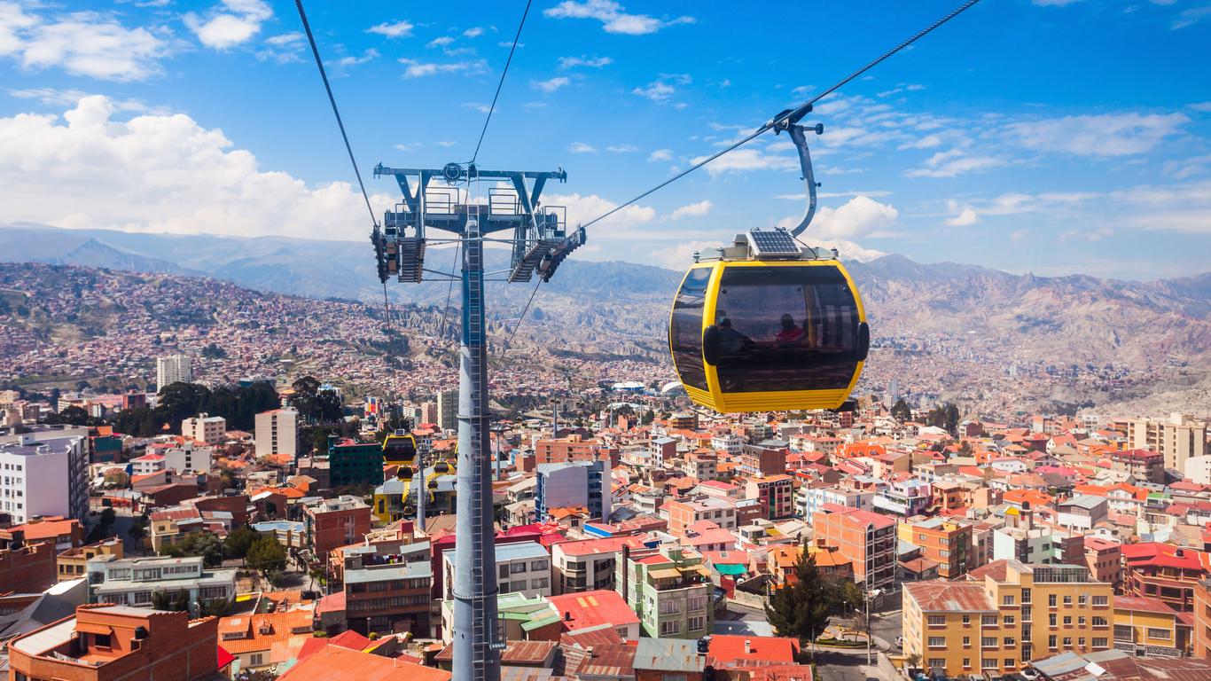 Voos para La Paz, La Paz (departamento da Bolívia)